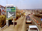 Norton Avenue looking towards Ridgeway Road, Gleadless Town End, during the construction of Supertram