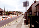 City Road, Deep Pits, looking towards Manor Top, during the construction of Supertram