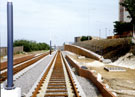 View: t02199 Construction of Supertram tracks alongside Cricket Inn Road