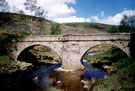 Slippery Stones Bridge, Upper Derwent, formerly Derwent Packhorse Bridge, 17th Century Slippery Stones Bridge, Upper Derwent, formerly Derwent Packhorse Bridge, 17th Century