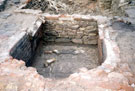 Archaeological dig at Exchange Riverside, Nursery Street, showing remains of early cementation furnace