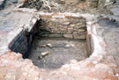 View: t02251 Archaeological dig at Exchange Riverside, Nursery Street, showing remains of early cementation furnace