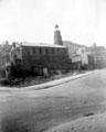 View: t02281 St. James' Church, from Campo Lane, prior to demolition after damage caused in the Blitz of 1940