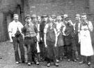 Unidentified group of workers Unidentified group of workers