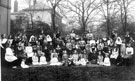 Pupils and Sisters in the gardens of the Convent High School, No. 152 Burngreave Road Pupils and Sisters in the gardens of the Convent High School, No. 152 Burngreave Road