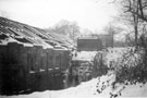 Little Matlock Wheel, Little Matlock Works, River Loxley before reroofing and about the time it was converted from water power Little Matlock Wheel, Little Matlock Works, River Loxley before reroofing and about the time it was converted from water power