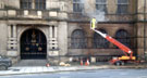 Town Hall, Surrey Street, being cleaned before erecting of netting to prevent bird infestation