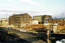 Building works at the Canal Basin showing (foreground) Exchange Place