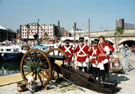 The Reopening of the Canal Basin renamed Victoria Quays, reenactment of the original 1819 opening ceremony