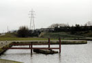 Chippingham Basin Moorings, Sheffield and South Yorkshire Navigation with the Brown Bayley Bridge in the background