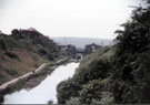 South Yorkshire Navigation before restoration with Pinfold Bridge in the background