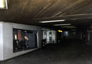 Subway from the The Hole in the Road, Castle Square showing an entrance to House of Fraser