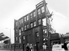 Demolition of Gate No. 30, Sheffield Forgemasters, (formerly Firth Brown Ltd.) Siemens Shop, Savile Street East