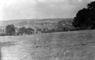 Fulwood. View from Cottage Lane, over the top field to the right of Priest Hill Farm.