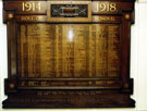 WWI Roll of Honour, Wilson Road Synagogue