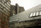 Rear of Cole Brothers Sports Department etc, No. 30 Cambridge Street, formerly Bethel Chapel showing roof of No. 16 Backfields (left)