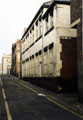 No. 16 Backfields (built at the rear of the former Bethel Chapel and the entrance to Bethel Walk looking towards Division Street