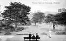 View: t03154 Bandstand in Weston Park with University of Sheffield in the background