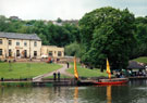 View: t03801 Dragon Boat Festival, Crookes Valley Park with Dam House, bar and restaurant  in the background
