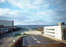 View from Bernard Road looking towards Hyde Park Flats and the Parkway