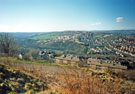View from the Bole Hill, Crookes looking towards the flats at Stannington with housing on Bole Hill Road in the foreground