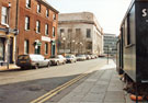Surrey Street looking towards Tudor Square and the Central Library