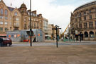 View: t03984 Fargate from Town Hall Square showing (right) Yorkshire Bank