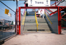 View: t04083 Steps connecting Station Supertram stop to the platform at Sheffield Midland railway station