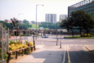 Surrey Lane looking towards Sheaf Square; Sheffield Midland railway station and Claywood Flats with Sheaf House right