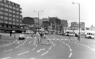 Zebra Crossing, Bridge Street and Bridge Street Bus Station, Coulston Street looking towards West Bar with Peel House left