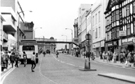 View: t04104 Haymarket looking towards the footbridge and Fitzalan Square
