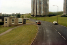 United News Shops, The Kiosk, Park Grange Road with Norfolk Park Flats, Guildford View in the background