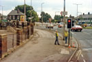 Manor Top showing the junctions of Prince of Wales Road (bottom right); Mansfield Road (left) and  Ridgeway Road with the playground of Prince Edward School left