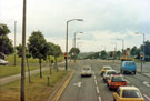 Ridgeway Road at the crossroads with Hurlfield Road looking south