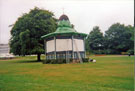 View: t04283 Preparing the bandstand for University of Sheffield Centenary Celebrations, Weston Park 