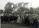May Queen and members of Girl Guides 115th Company Sheffield, 1950s