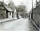 The Lodge and Gate, Park Lane with the walls of Southbourne left The Lodge and Gate, Park Lane with the walls of Southbourne left