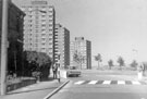Netherthorpe Flats and Brook Hill roundabout from Upper Hanover Street