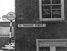 View: t04521 To Paradise Street sign