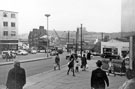 General view of Angel Street looking towards Snig Hill showing (right) Buy Well Furnishing, Castle Street