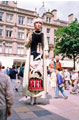 View: t04653 Catalan Giants in Fargate during the World Student Games Cultural Festival Opening Procession 