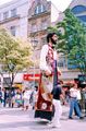 View: t04657 Catalan Giants in Fargate during the World Student Games Cultural Festival Opening Procession 