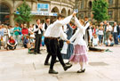 View: t04663 Hungarian Dance Team, Fargate during the World Student Games Cultural Festival 