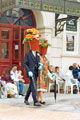 Natural Theatre Performance Art Group, outside the Lyceum Theatre, Tudor Square during the World Student Games Cultural Festival 