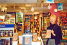 Ruth Harman, co author at the book signing for the new Pevsner Architectural Guide to Sheffield, Blackwell's University bookshop, Mappin Street 