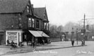 Nos. 511 George Hague, poultry dealer and fishmonger; 513-515 Barnsley Road, Fir Vale from the junction with Blyde Road looking towards the entrance gates and lodge, Sheffield Union Workhouse (later Fir Vale Infirmary and Nothern General Hospital