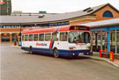 Sheaf Line Bus No. 32 to Woodhouse standing at Sheffield Interchange, Pond Street Sheaf Line Bus No. 32 to Woodhouse standing at Sheffield Interchange, Pond Street