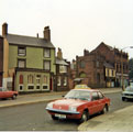 Nos. 24/26, Britannia Inn; Electricity Sub Station and 8; 10; Worksop Road looking toward Attercliffe Road