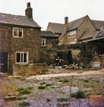 Cottages, Loxley Road with the Admiral Rodney Inn in the background