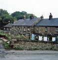 Rear of houses on Main Road, Wharncliffe Side from Green Lane